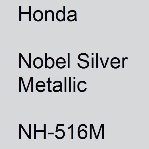 Honda, Nobel Silver Metallic, NH-516M.